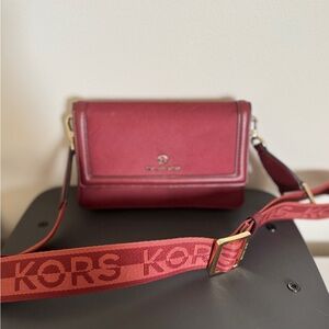 Michael Kors Red Crossbody Bag
